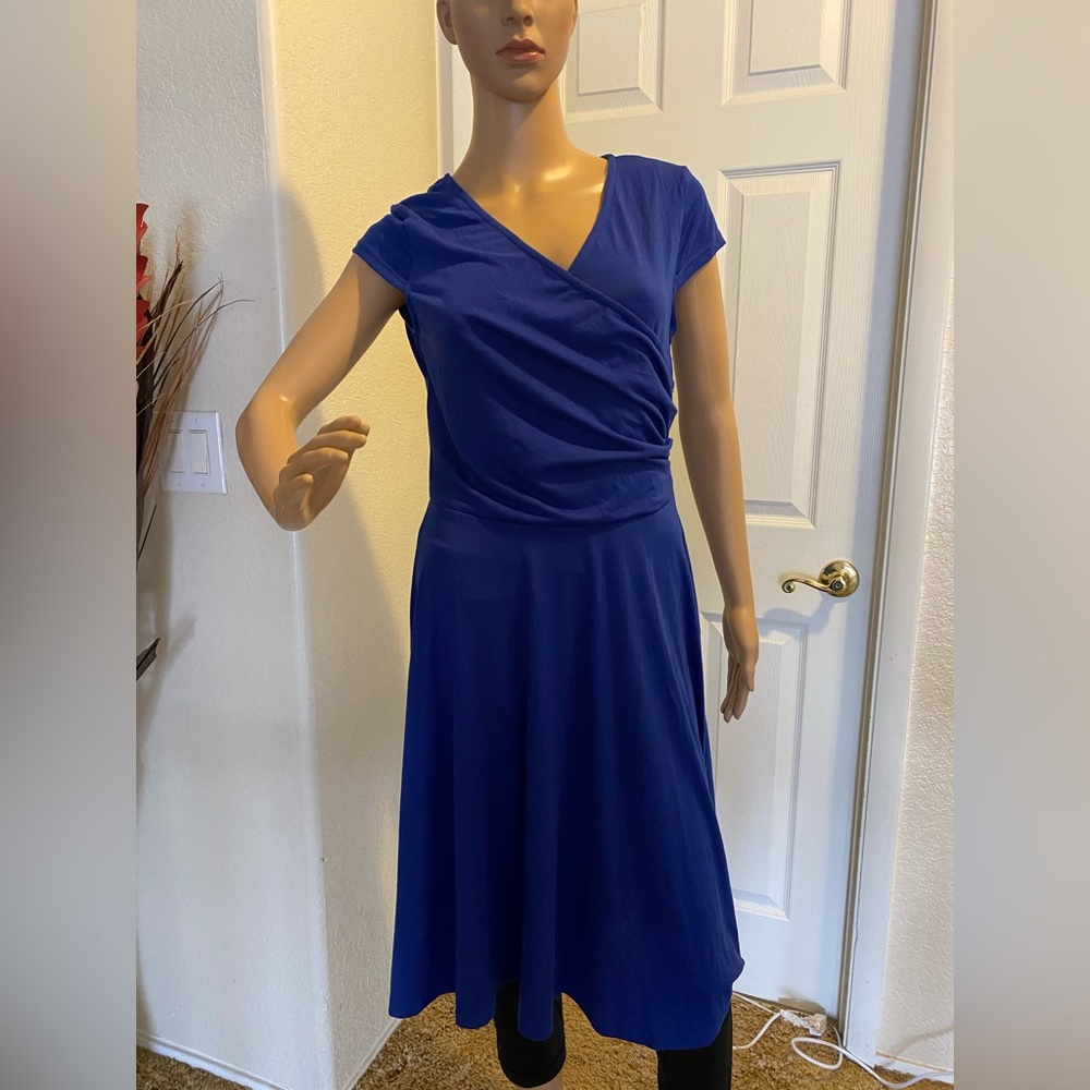 Oxiuly knee length, casual V neck, side zipper